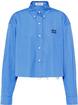 Miu Miu Cropped Shirt