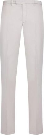 Boglioli Ivoor Chino Broek - Heren - Slim Fit Broeken - Wit - 3XL - Katoen - Broeken