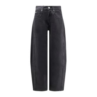 Isabel Marant Oriane Trousers - female - Isabel Marant - Wide Jeans - Black - XS - Jeans