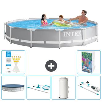 Intex Piscina Prism Frame Redonda - 366x76 Cm - 7-piezas S83
