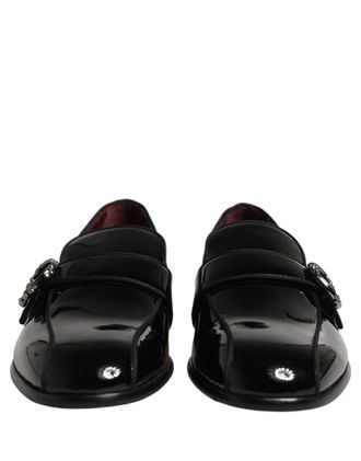 Dolce & Gabbana Patent Leather Loafers - Black