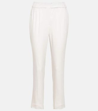 Brunello Cucinelli Pull Up low-rise slim pants