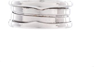 Bulgari B. Zero1 Two Band Ring 18K White Gold