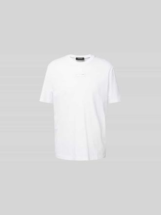 Dsquared2 Regular Fit T-Shirt aus reiner Baumwolle in Weiss, Gr&ouml;&szlig;e XXL