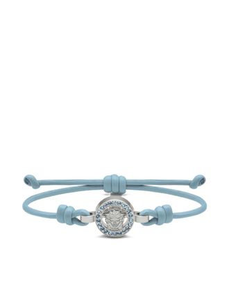 Versace Bracciale Medusa 95 in pelle - Argento