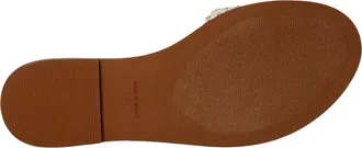 Steve Madden Dipsy Slide Sandal Metal Multi DIPS02S1 Womens