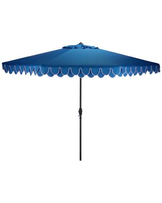 Safavieh Valance 11Ft Round Crank Umbrella