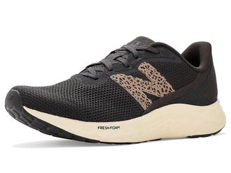 New Balance Fresh Foam Arishi v4 Womens Shoes Black Cement/Flat Taupe/Angora : 10.5 B - Medium, Textile/Synthetic