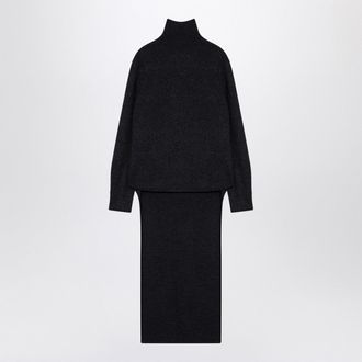 Givenchy Dark Grey Turtleneck With Drawstring