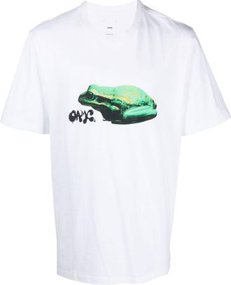 OAMC Amphibian short-sleeved T-shirt - men - Cotton - S - White