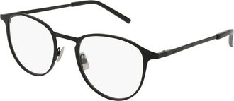 Saint Laurent Round Metal Optical Frame - unisex - Brillen - Zwart - 49 MM - Accessoires