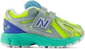 New Balance Infants 1906 Hook & Loop in Green/Blue Synthetic, size 5.5