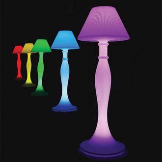 Monacis Lampada Da Terra Di Design H180 In Polimero Led Rgb Per Interno Ed Esterno - Made In Italy - Monacis