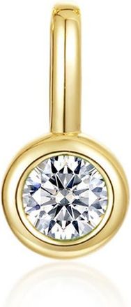 Lafonn Bezel Birthstone Charm Pendant in April - White at Nordstrom