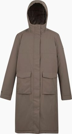 Regatta Womens Regatta Womens/Ladies Yarli Longline Waterproof Jacket - Brown - Size: 20