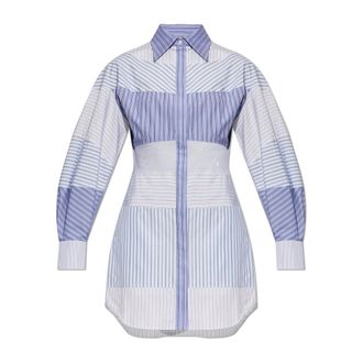 Moschino Shirt Dresses, female, Multicolor, Size: XS Striped Pattern Dress