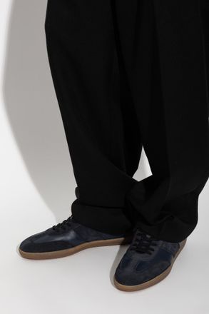 Tod's Leather Sports Shoes, Mens, Navy Blue