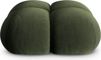 Cosmopolitan Design Puf terciopelo verde