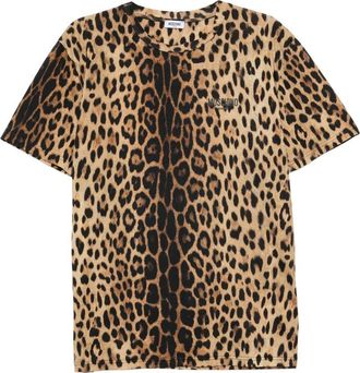 Moschino Leopard-print T-shirt