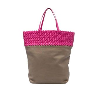 Bottega Veneta Bolso Tote Pre-owned Vintage con Ribete Trenzado - Pre-owned - Mujer - Multicolor - ONE SIZE
