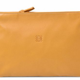 Loewe Camel Leather Pouch (Pre-Owned)