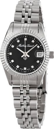 Mathey-Tissot Mathy II Quartz Black Dial Ladies Watch D710AN