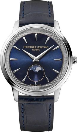 Frederique Constant Klassiekers Moneta - Dames - Horloges - Blauw - ONE Size - Accessoires