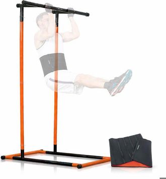 InnovaGoods Estaci&oacute;n De Tracciones Fitness, Cintur&oacute;n Deportivo Efecto Sauna Y Gu&iacute;a De Ejercicios Innovagoods Barra Para Tracci&oacute;n - Estaci&oacute;n Dip