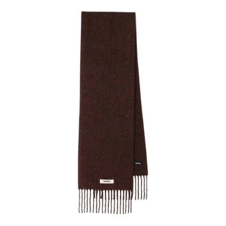 Jacquemus Winter Scarves, male, Brown, Size: ONE SIZE Carro Scarf