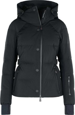 Moncler Guyane Black Polyamide Blend Down Jacket