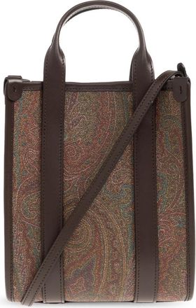 Etro Verticale XS Bag - Dames - Handtassen - Bruin - ONE Size - Leer - Tassen