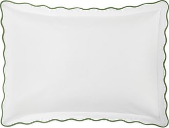 Matouk Camilla Piqué Sham in Palm at Nordstrom, Size King