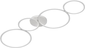 Trio Leuchten Plaf&oacute;n Rondo 4 C&iacute;rculos Led Blanco L97 Cm Trio Lighting