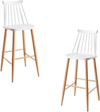 Regalos Miguel Regalos Miguel - Packs Taburetes Altos - Pack 2 Taburetes Bik - Blanco