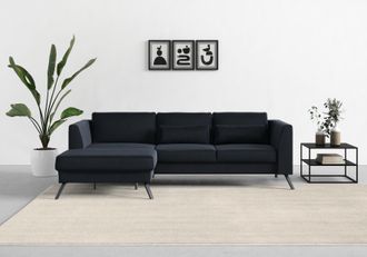Sit&more Ecksofa »Lindholm L-Form« mit Sitztiefenverstellung und Federkern