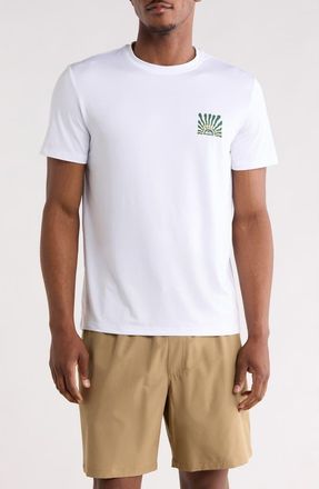 Quiksilver Sunday Palms UPF 50+ T-Shirt in White at Nordstrom Rack, Size X-Large