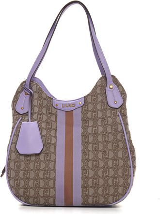 Liu Jo Borsa a secchiello Satchel Beige-lilla Liu Jo Donna