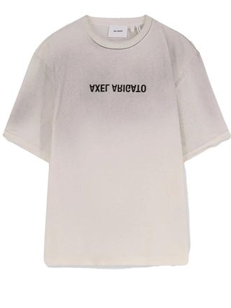 Axel Arigato Distort Spray T-shirt Bianco