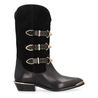 Isabel Marant Dames, Schoenen, Zwart, Maat: 38 EU Leer