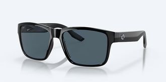 Costa Unisex Paunch Polarized Sunglasses In Black Gray