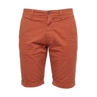 Mason's Casual Shorts, male, Orange, Size: XL Bermuda con bolsillos laterales estilo chino