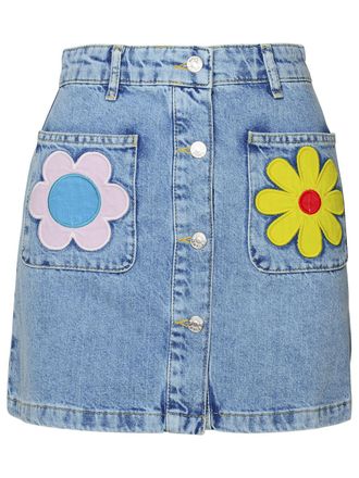Moschino Blue Denim Skirt