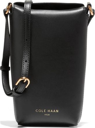 Cole Haan Clarisse Leather Phone Crossbody Bag in Black at Nordstrom