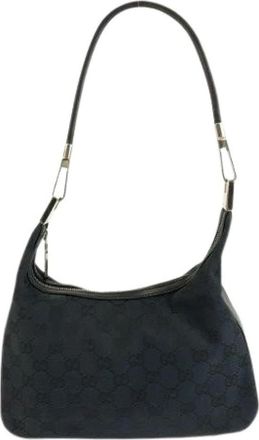 Gucci Pre-owned Borsa a Spalla in Tela GG e Pelle - - Pre-owned - Donna - Nero - ONE SIZE