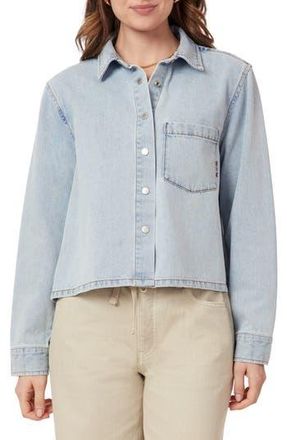 Scotch & Soda Long Sleeve Crop Denim Shirt in Kingston at Nordstrom Rack, Size Large