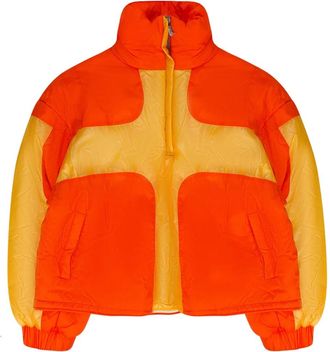 Who Decides War by Ev Bravado Donsjack met lange mouwen - Oranje