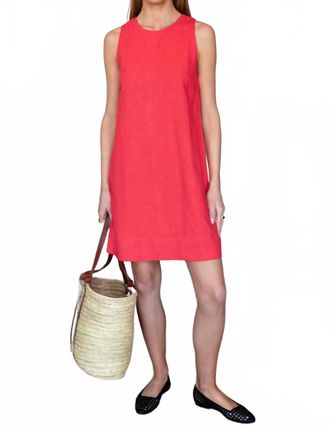 Emerson Fry Marcelle Shift Mini Dress In Grenadine