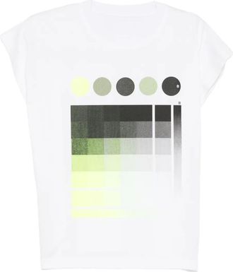 Pleats Please Issey Miyake graphic-print t-shirt - White
