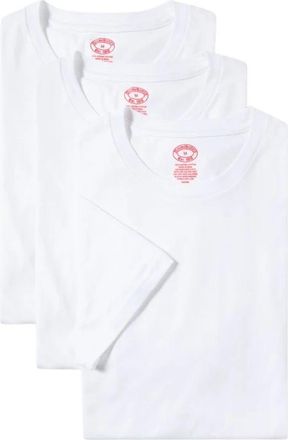 Brooks Brothers T-shirts met ronde hals van katoen - Pak van 3 - Heren - T-shirts - Wit - L - Katoen - Tops
