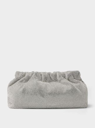 Simons Womens Shimmery crystal evening bag